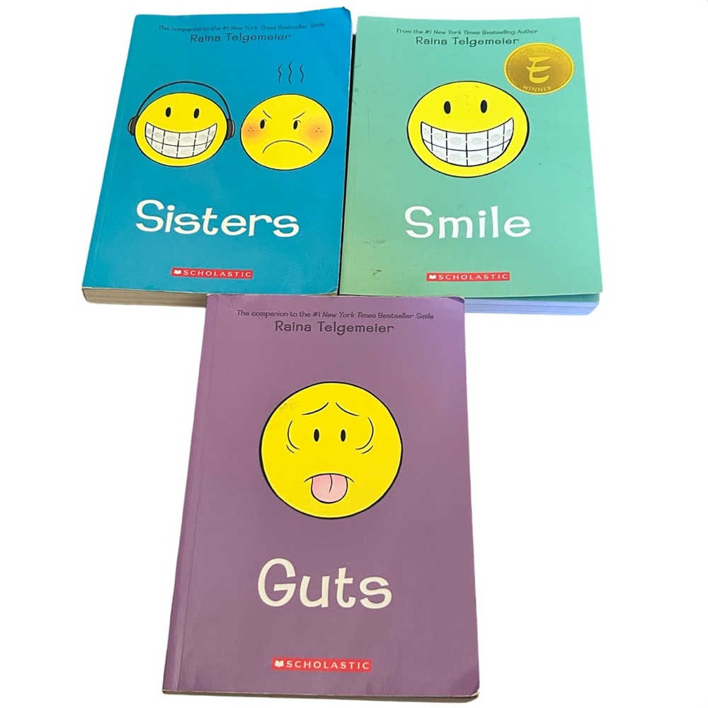 Raina Telgemeier Scholastic Bundle of Books for Girls